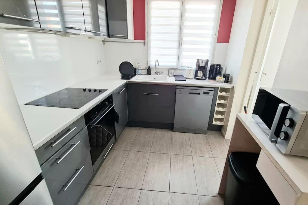 Appart Cosy & Spacieux-Metro7 Louis-Aragon+Parking Apartment Витри сюр Сен Екстериор снимка